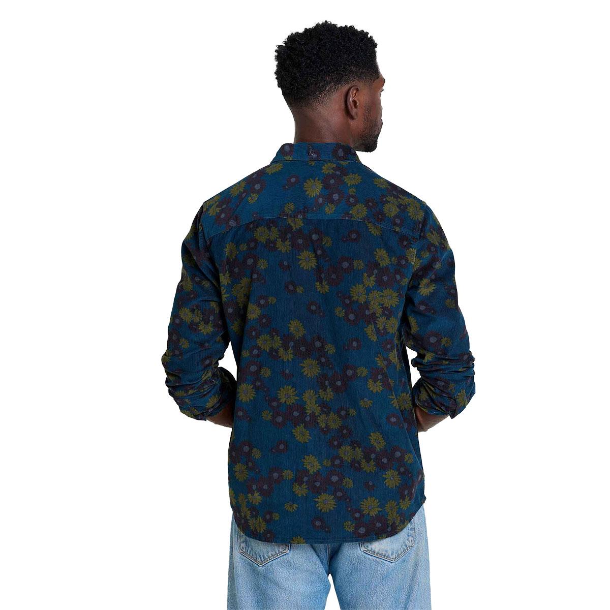 Toad&Co Scouter Cord Long Sleeve Shirt Men's in Midnight Floral Print